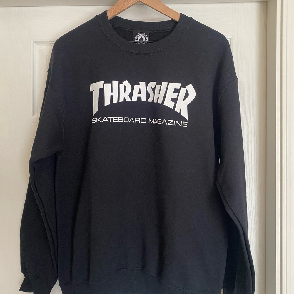 Thrasher Black Men's Medium Crewneck